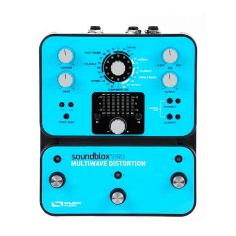 Source Audio Soundblox Multiwave Distortion User manual
