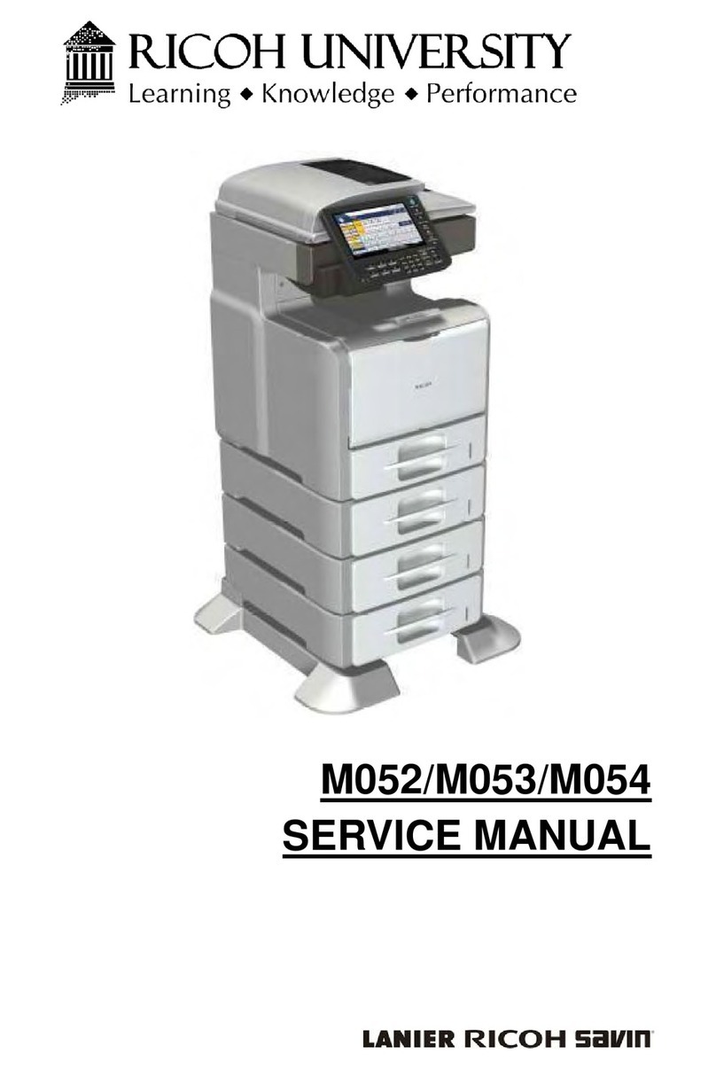 Ricoh M052 User manual