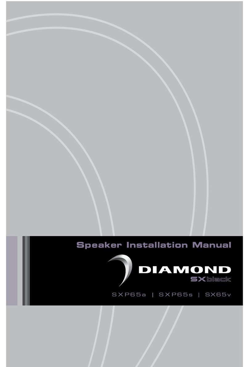 Diamond Audio SXP65a installation manual