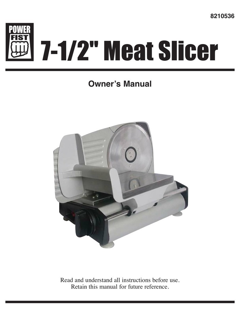 Power Fist 8210536 owner's manual