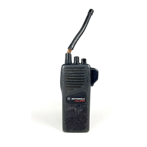 Motorola GP350 User manual