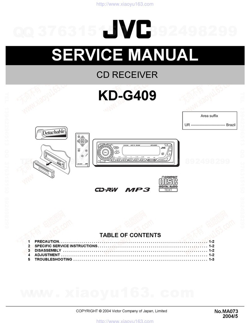 JVC KD-G409 User manual