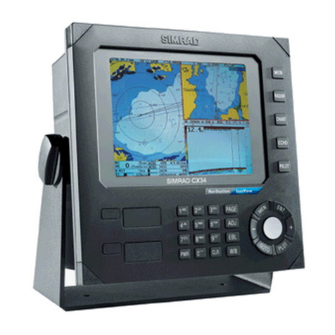 Simrad CX34-DE NavStation User manual Simrad CX34-DE NavStation User manual