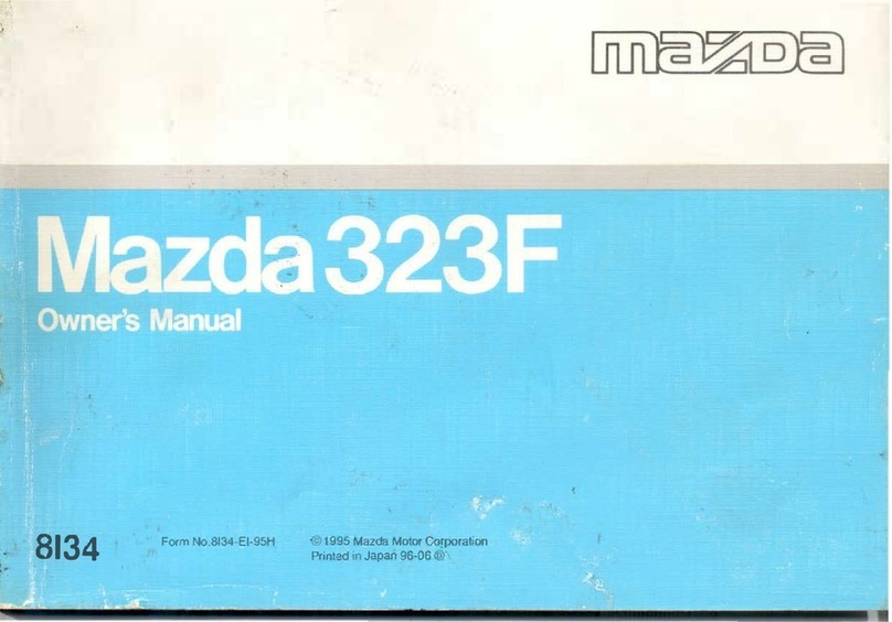 Mazda 323F User manual