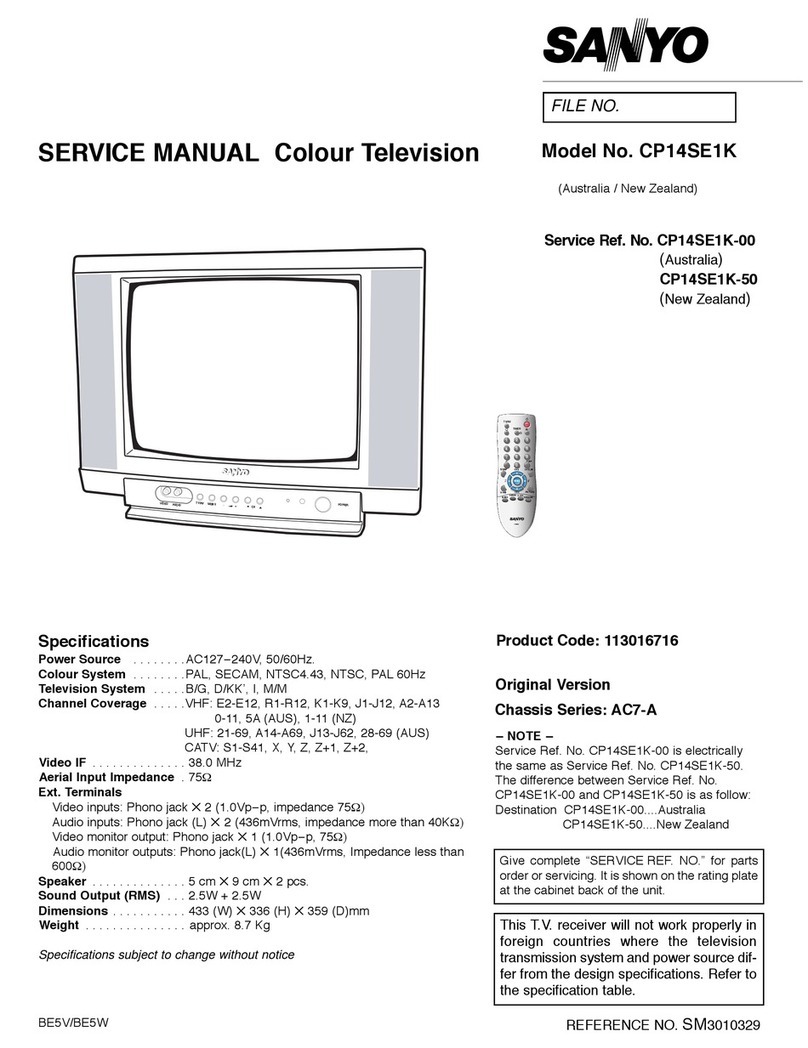 Sanyo CP14SE1K User manual