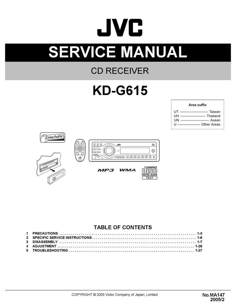 JVC KD-G615 User manual