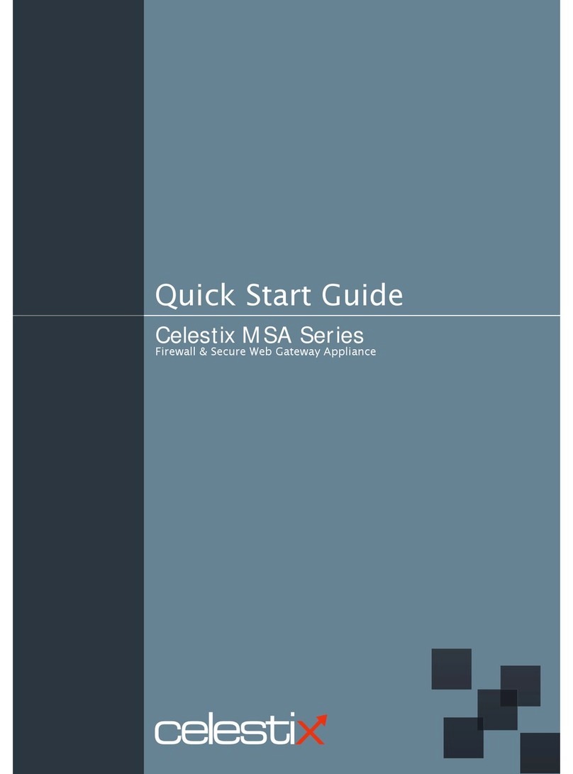 Celestix MSA 4200 Series quick start guide Celestix MSA 4200 Series quick start guide