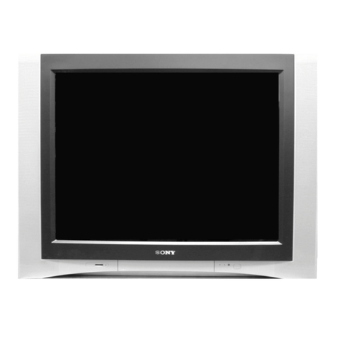 Sony KV-32HS500 Instructions: TV stand  (primary... User manual