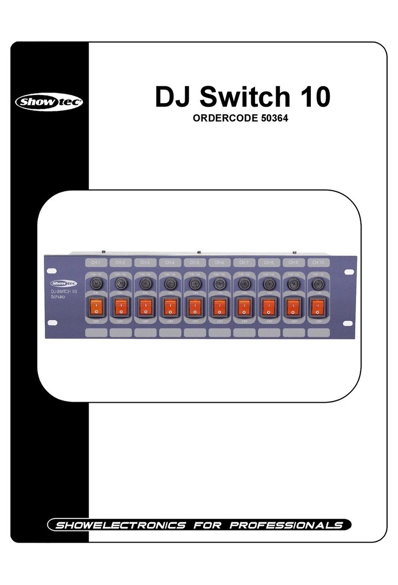 Show Tec DJ Switch 10 User manual