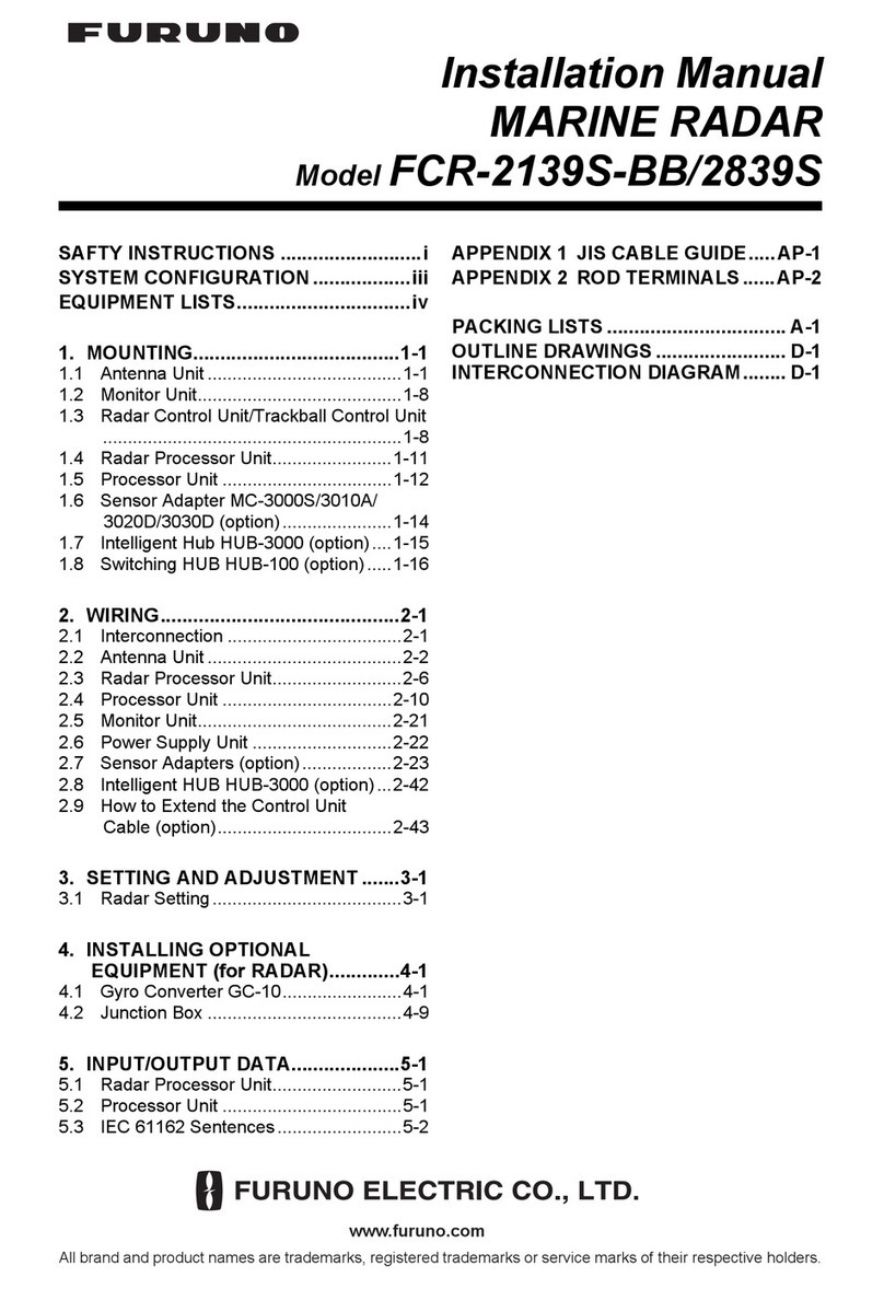 Furuno FCR-2139S-BB User manual