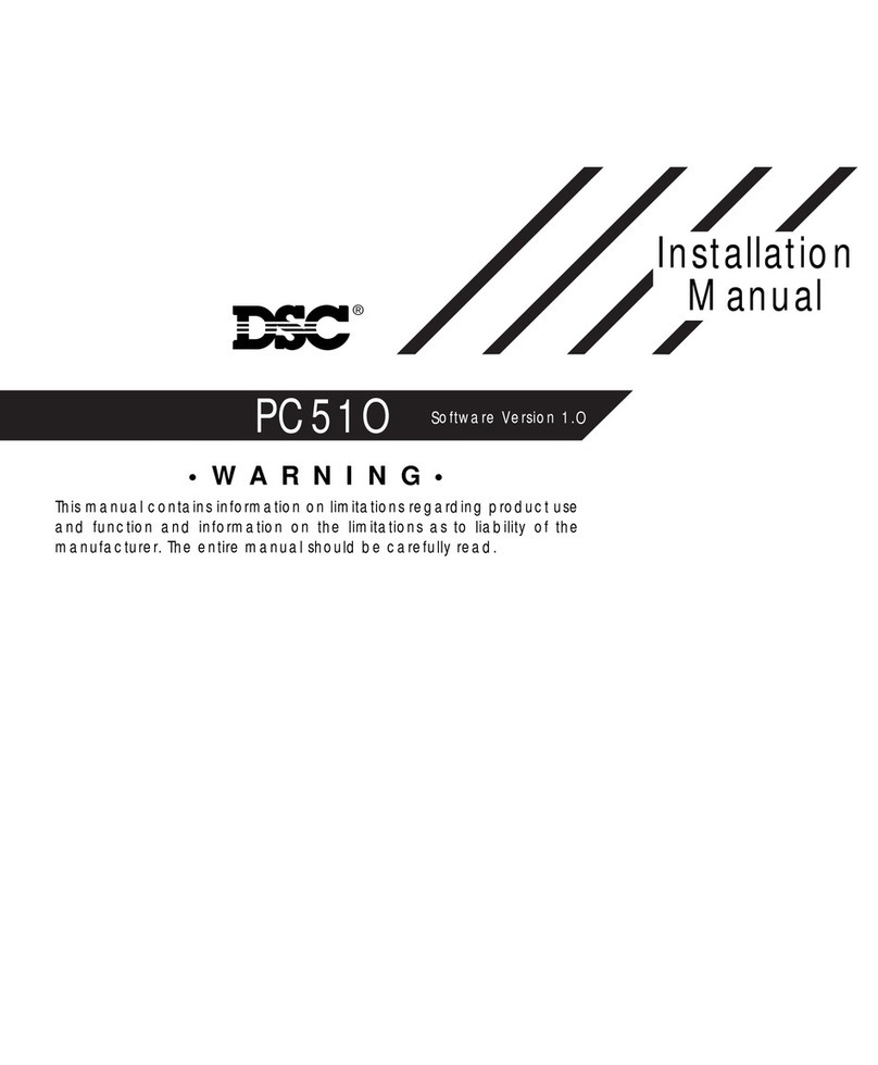 DSC PC51O User manual