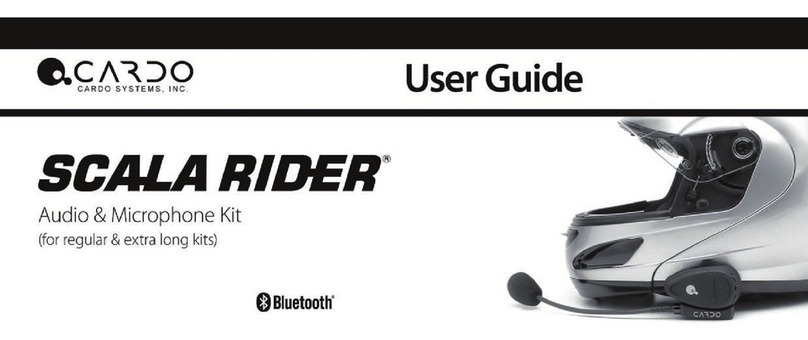 Cardo Systems ScalaRider User manual