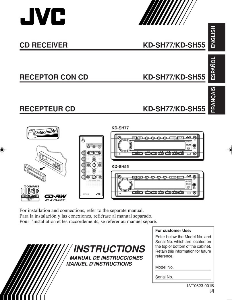 JVC KD-SH77 User manual