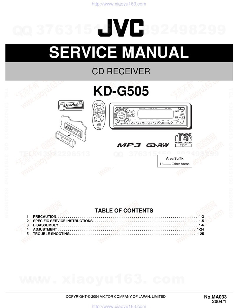 JVC KD-G505 User manual