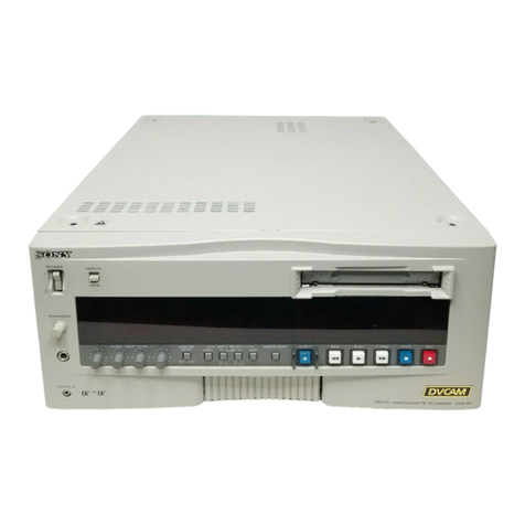Sony DVCAM DSR-80 User manual