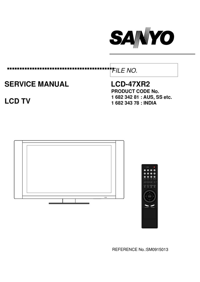 Sanyo LCD-47XR2 User manual