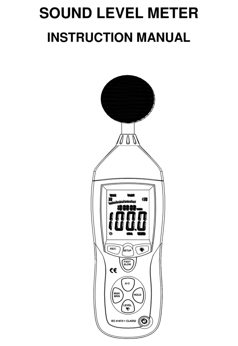 Farnell Sound level meter instruction manual