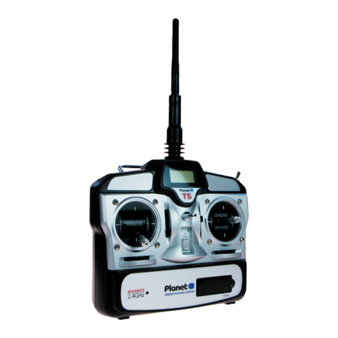 Planet 2.4GHZ DIGITALREMOTE CONTROL SYSTEM instruction manual