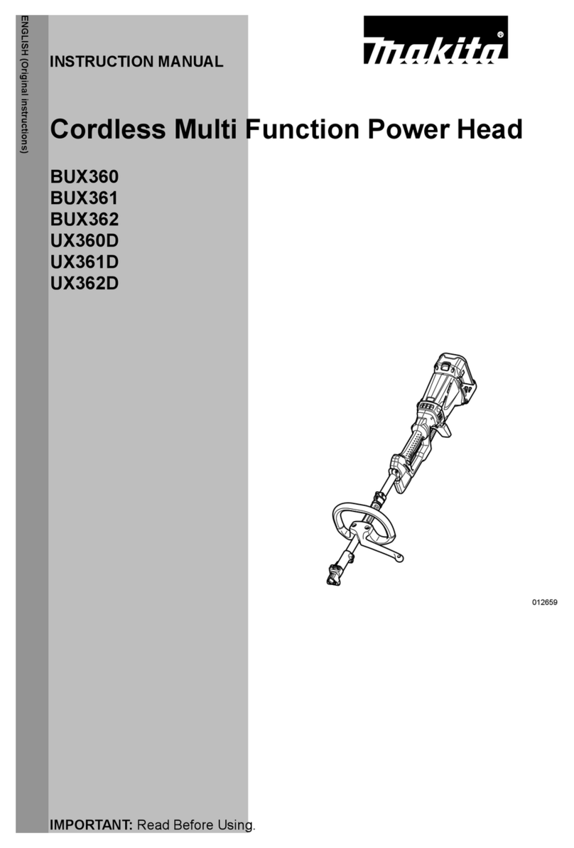 Makita BUX360 User manual