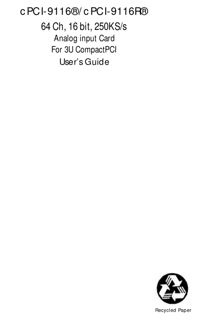 ADLINK Technology cPCI-9116 user guide