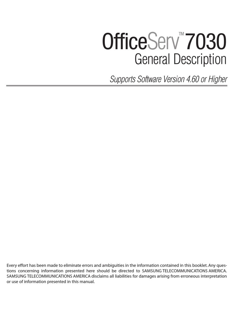 Samsung OfficeServ 7030 General description