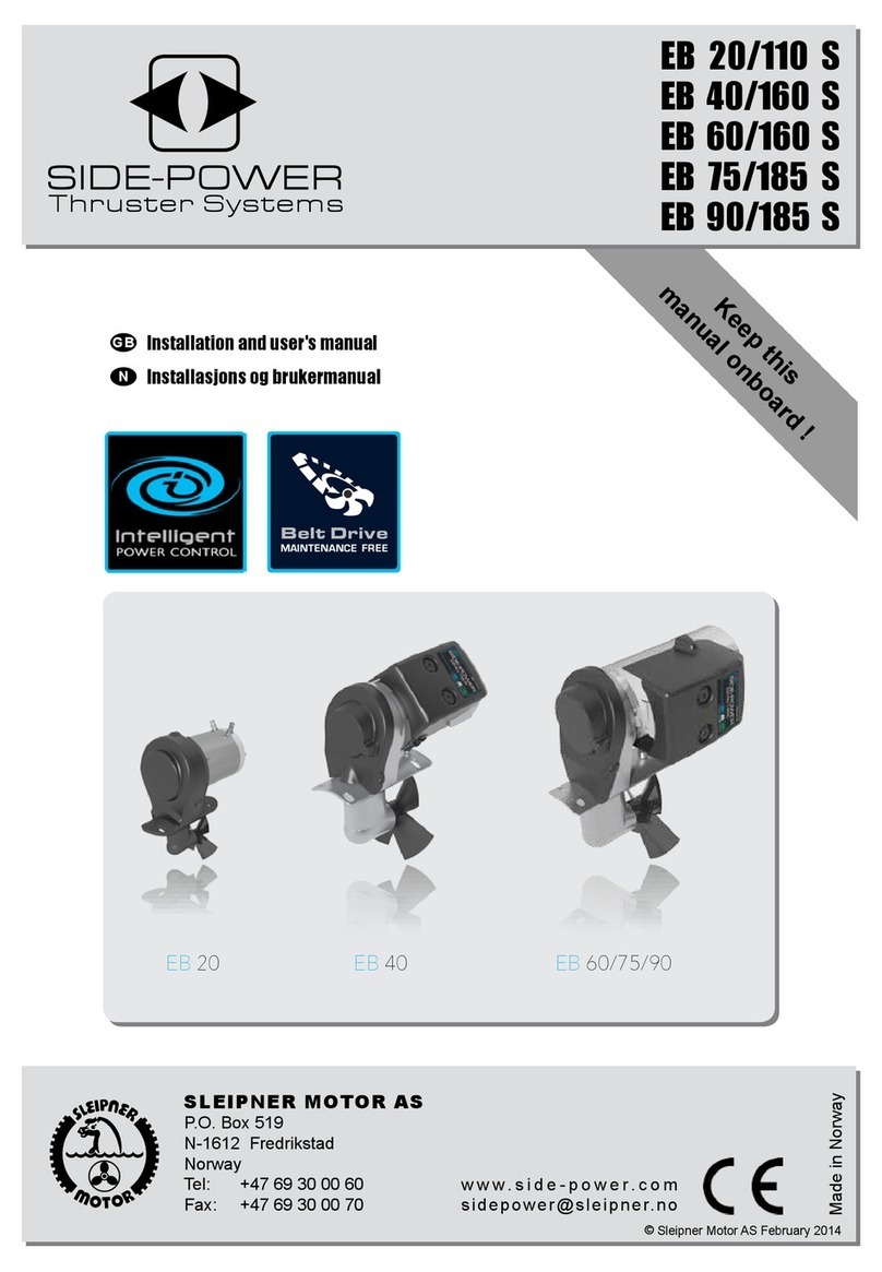 Side-Power EB 90/185 S User manual