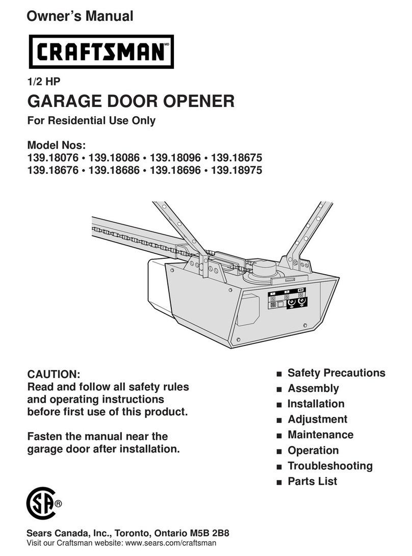 Craftsman 139.18076 owner's manual