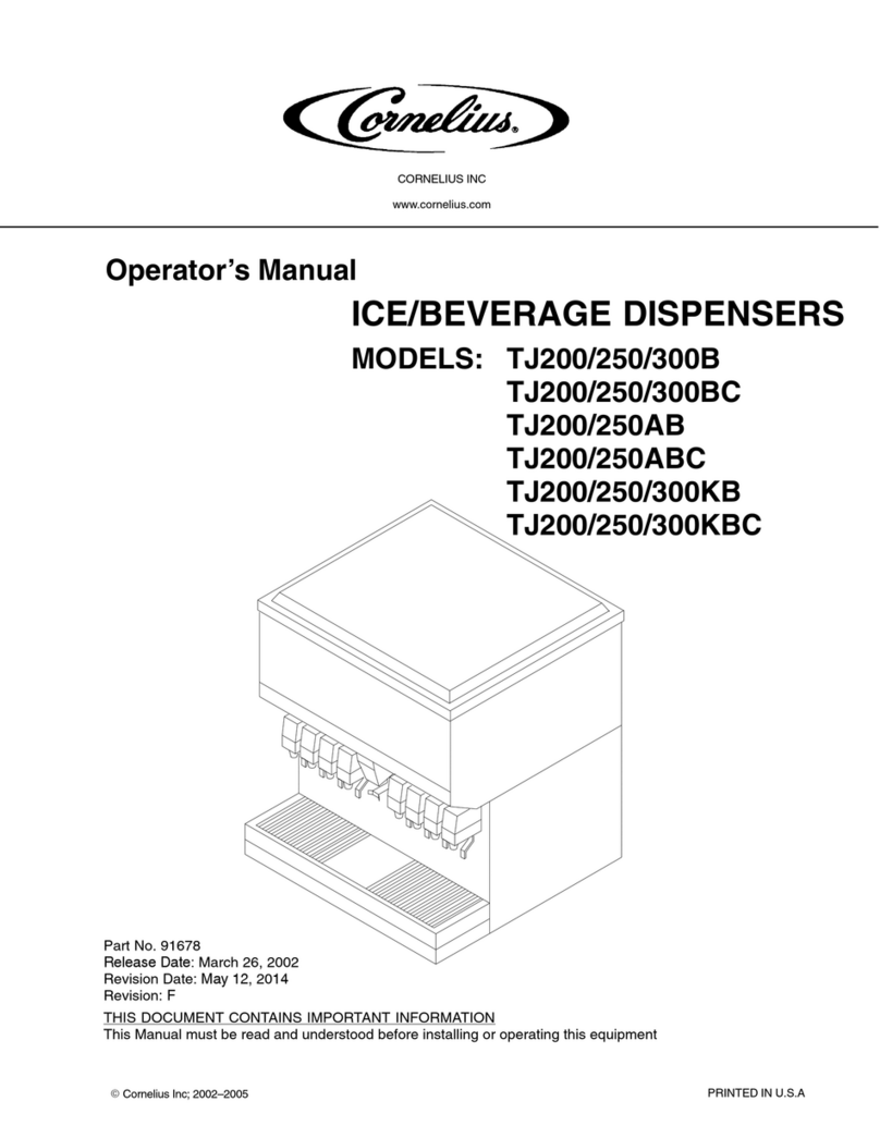 Cornelius Remcor TJ200 User manual