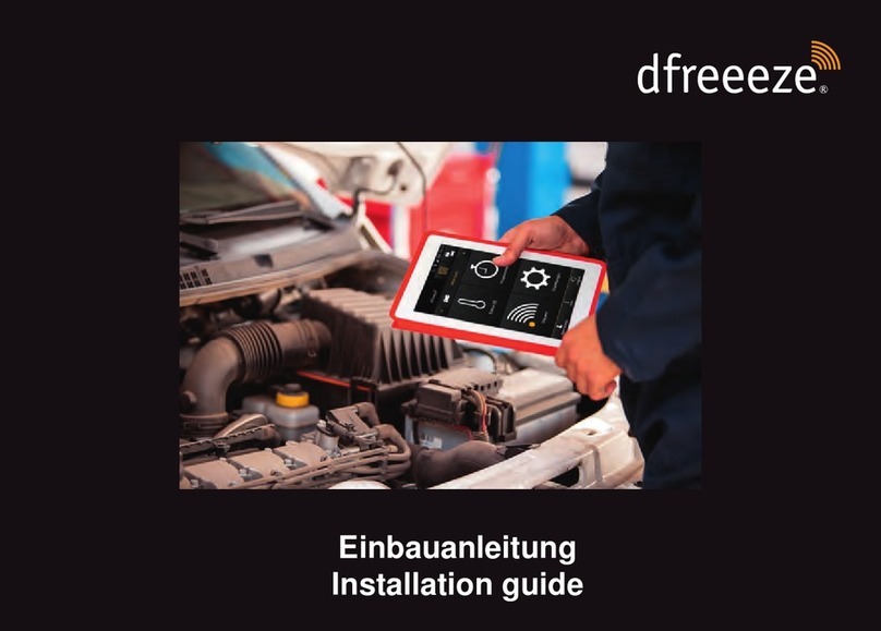 dfreeeze parking heater remote control User manual