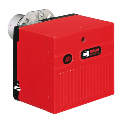 Riello 40 F10 Installation & operating manual