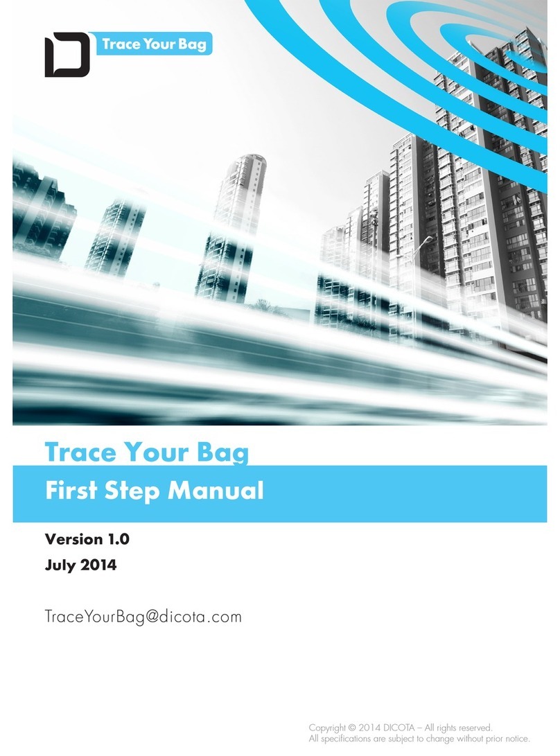 Dicota Trace Your Bag First steps