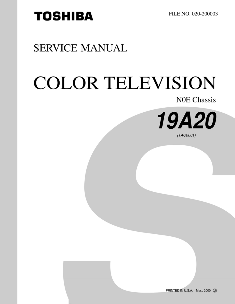 Toshiba 19A20 Service manual