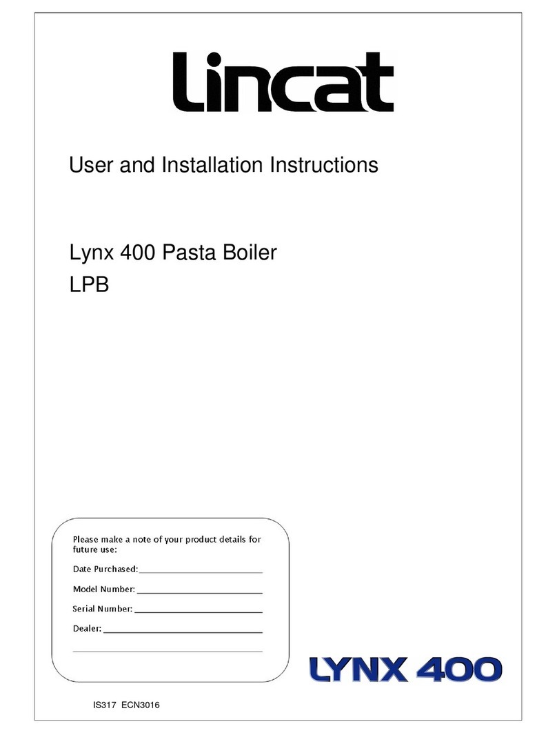 Lincat Lynx 400 Operating instructions