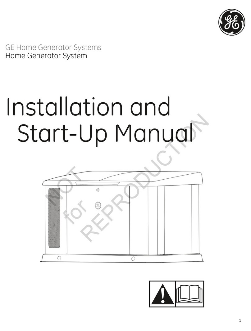 GE 20 kW Home Installation and operation manual