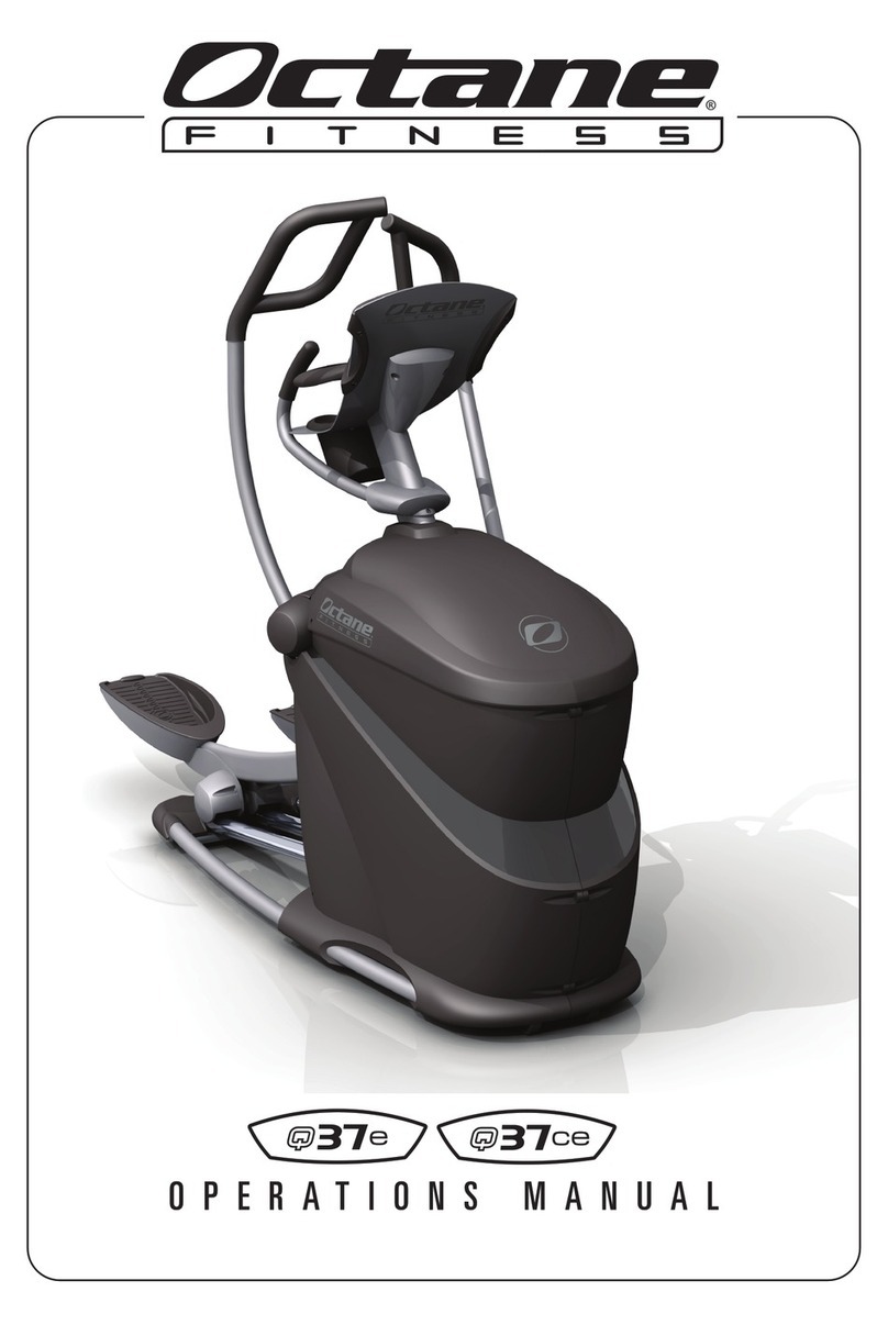 Octane Fitness Q37e Operation manual