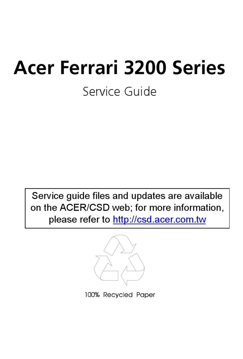 Acer 3200 Series Service guide