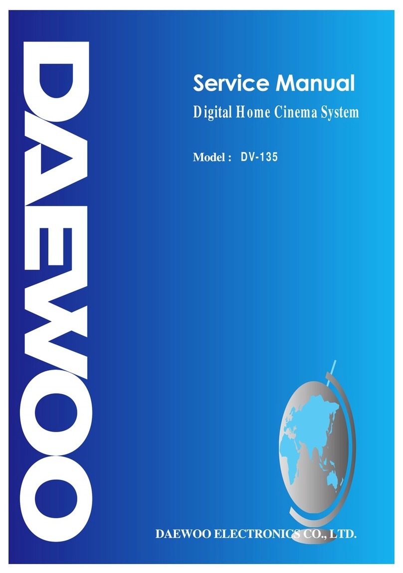 Daewoo DV-135 Service manual