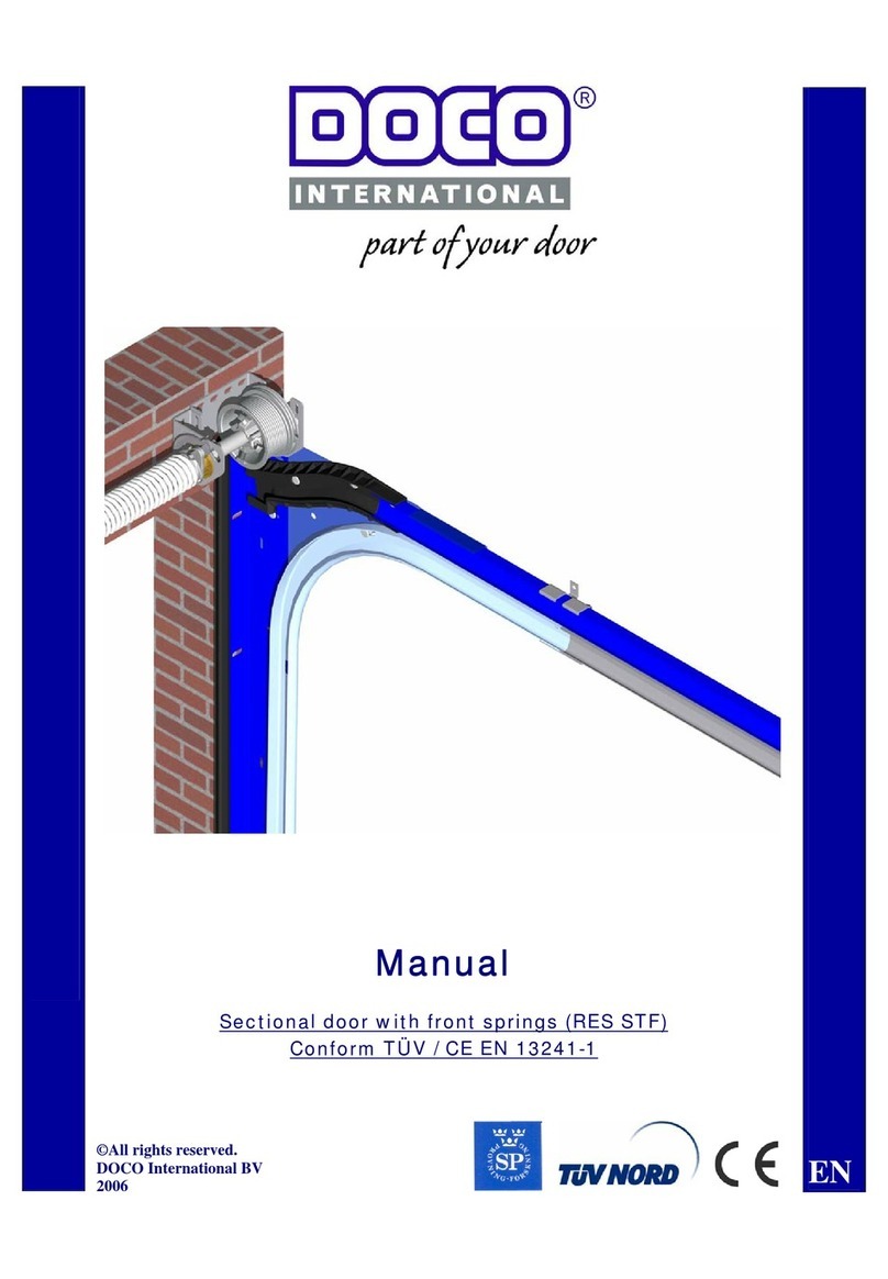 Doco RES STF Manuals