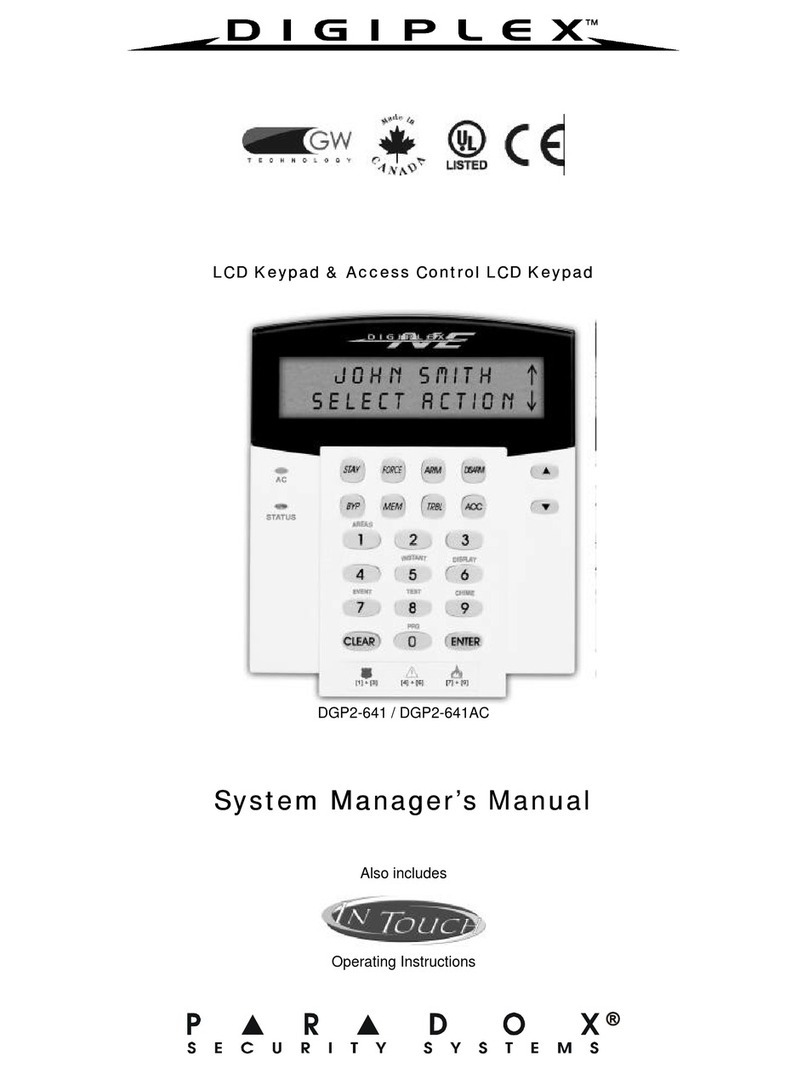 Digiplex DGP2-641AC User guide