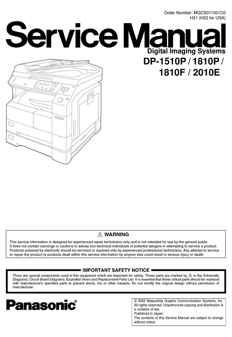 Panasonic DP-1510P User manual
