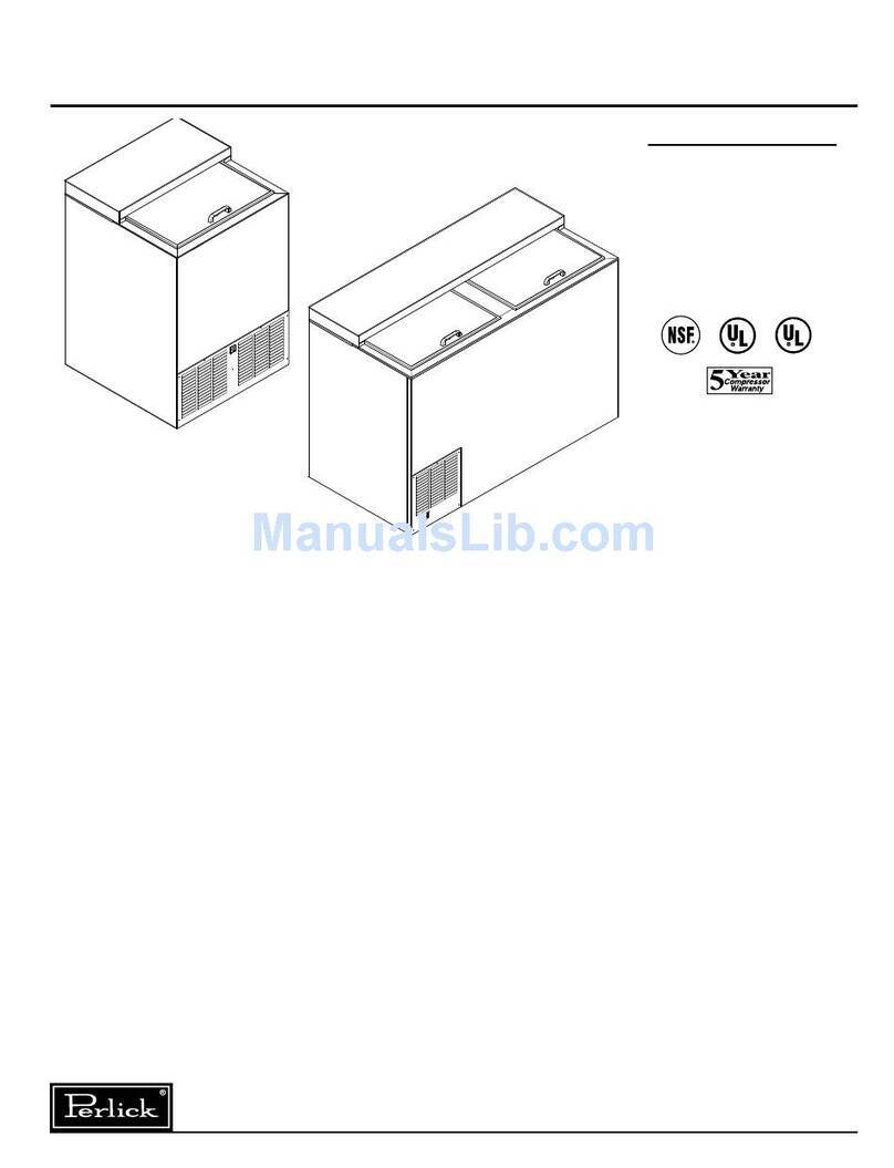 Perlick FR24 Series Installation and operation instructions