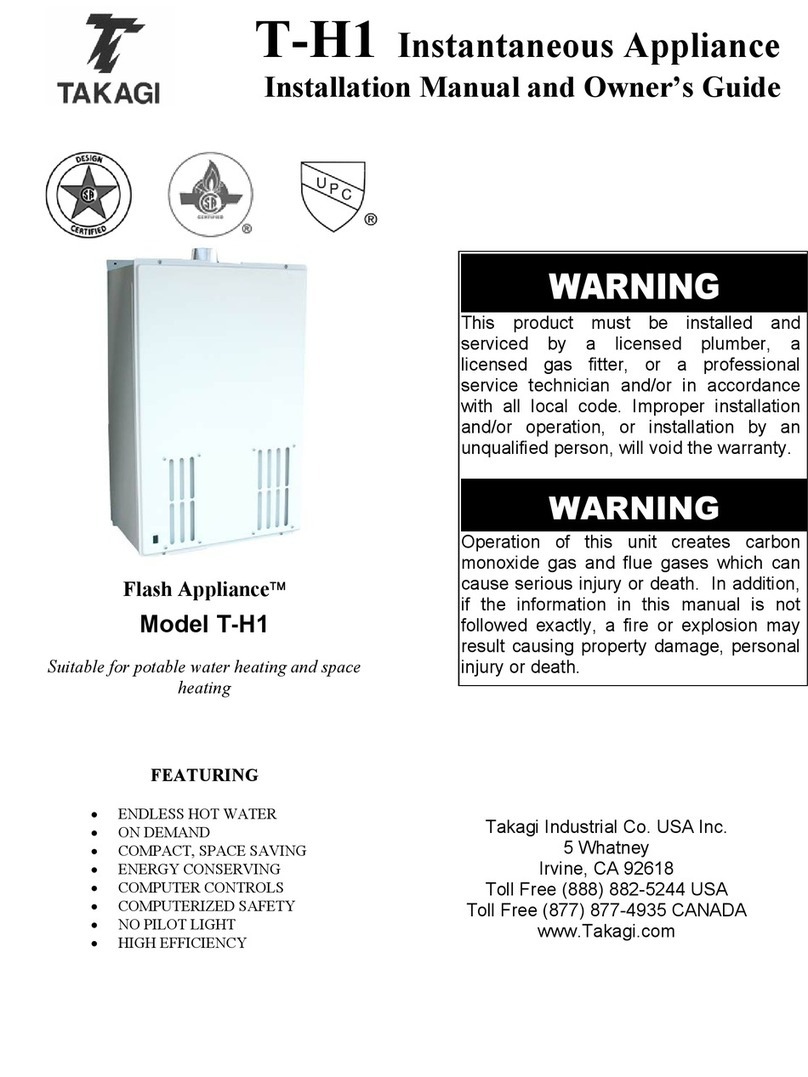 Takagi T-H1 User manual