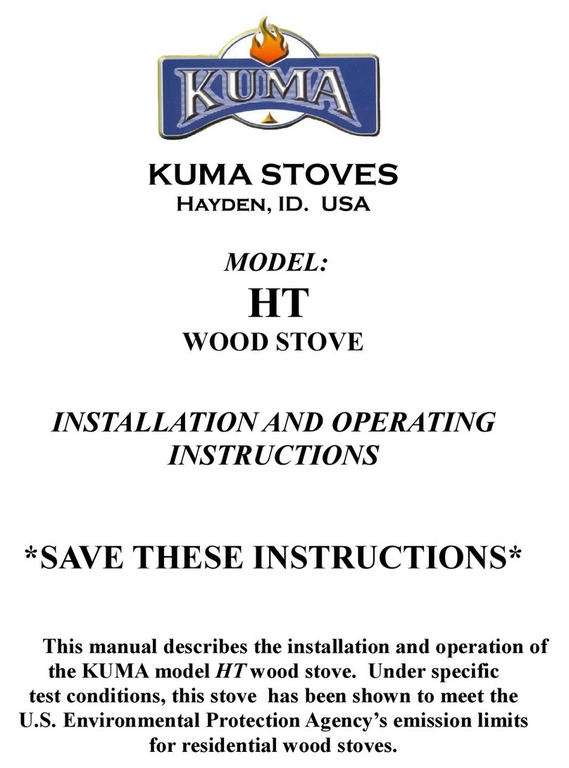 Kuma Stoves HT Installation and operating instructions Kuma Stoves HT Installation and operating instructions
