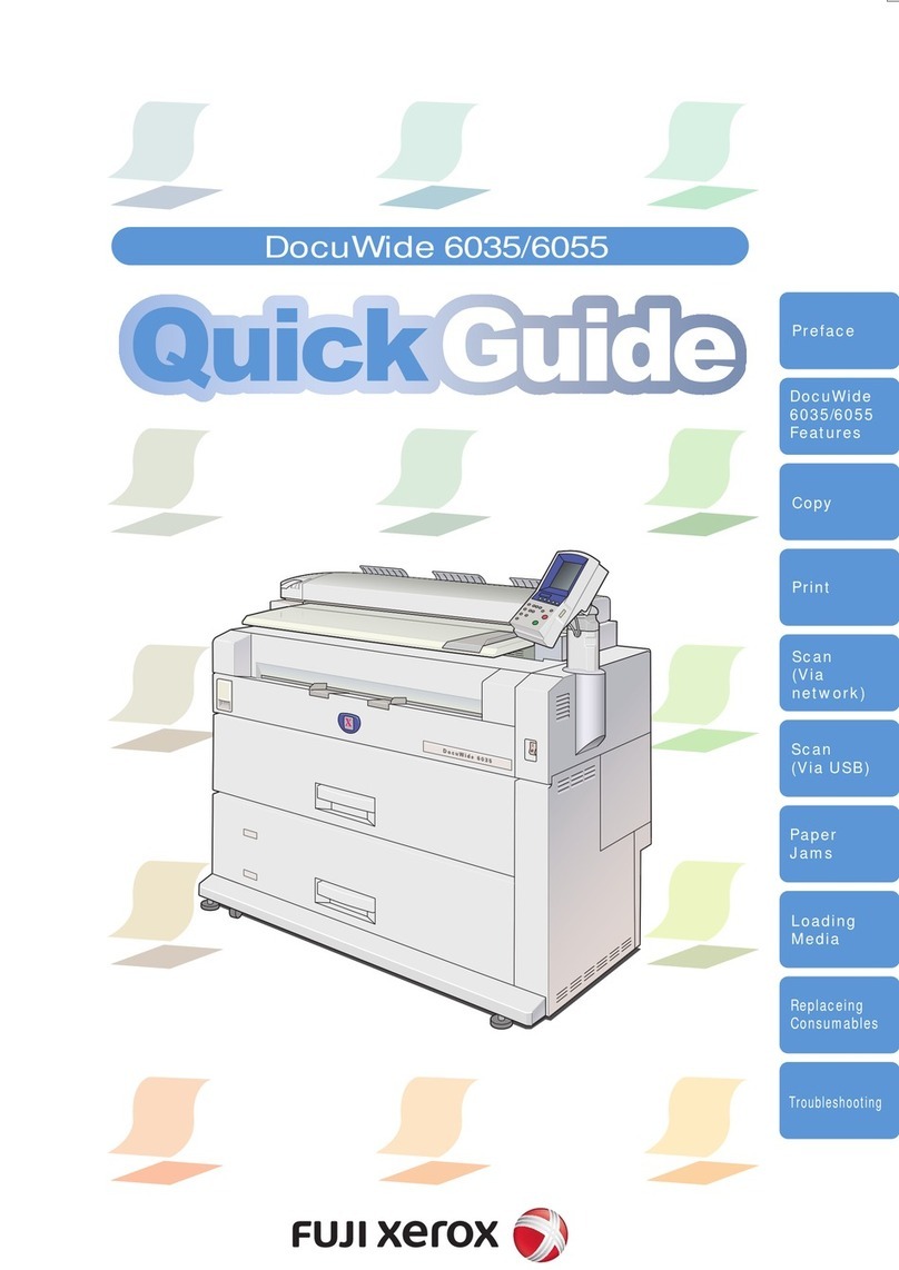 Fuji Xerox DocuWide 6035 quick guide
