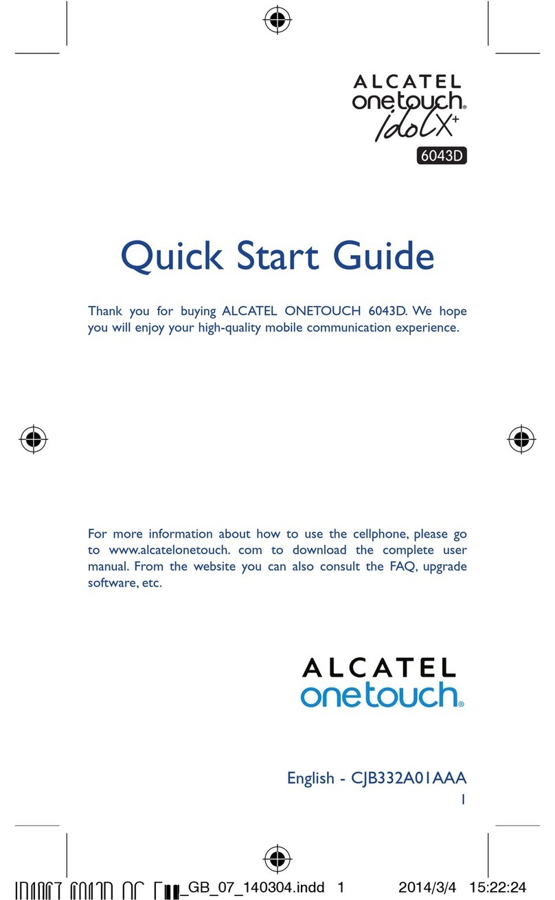 Alcatel ONETOUCH 6043D User manual