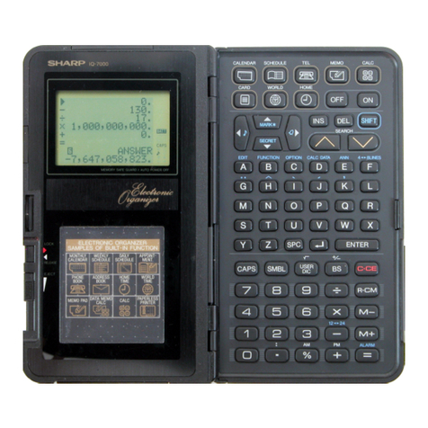 Sharp IQ-7000 User manual