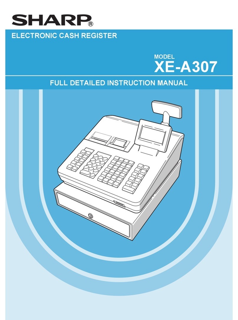 Sharp XE-A307 instruction manual