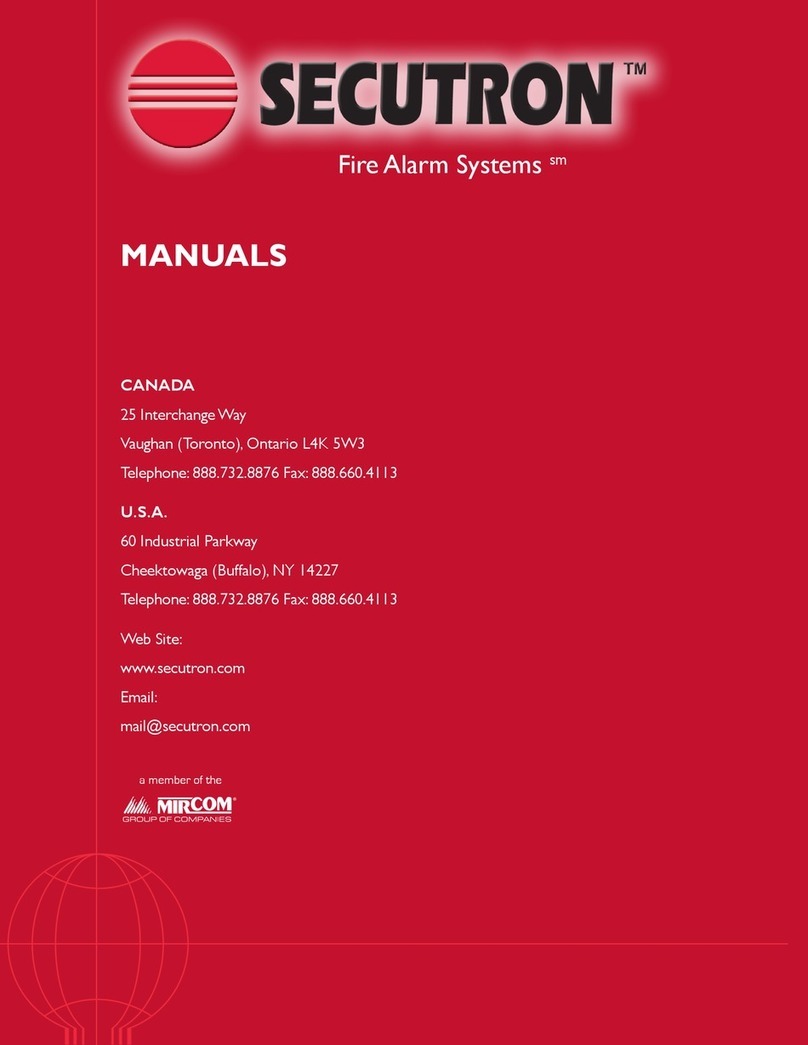 Secutron MODUL-R MR-2100 User manual