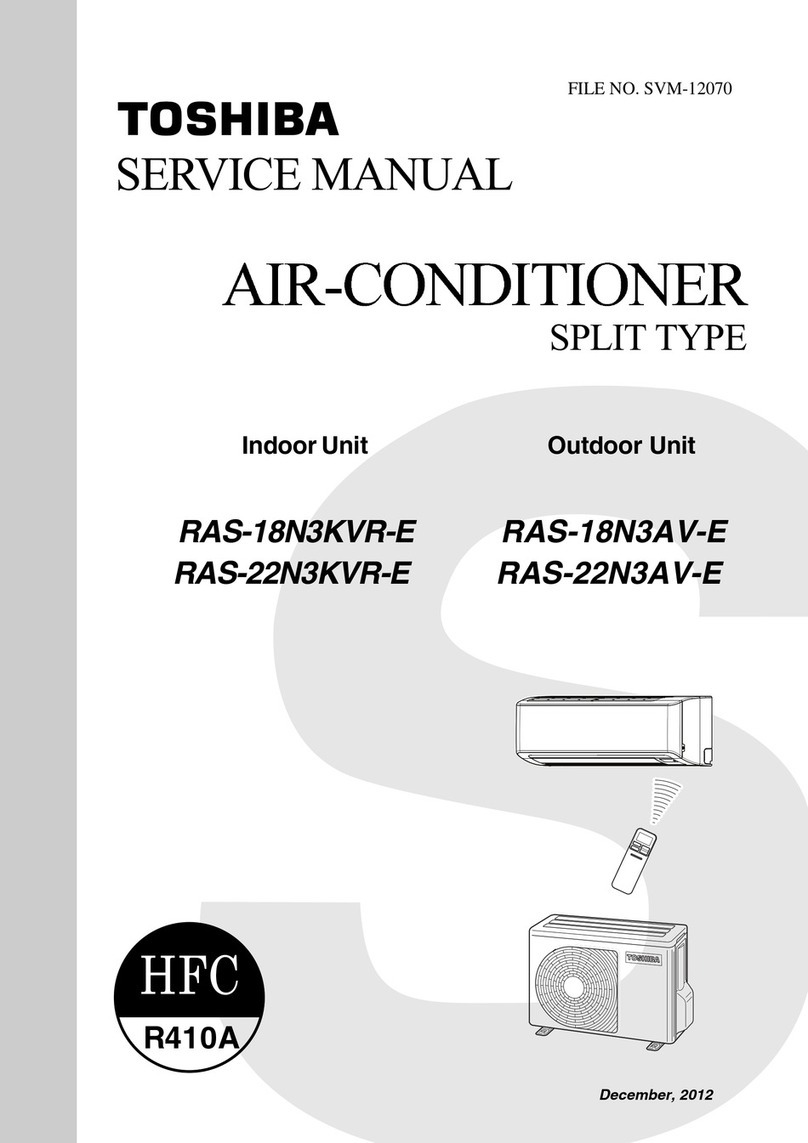 Toshiba RAS-18N3KVR-E User manual