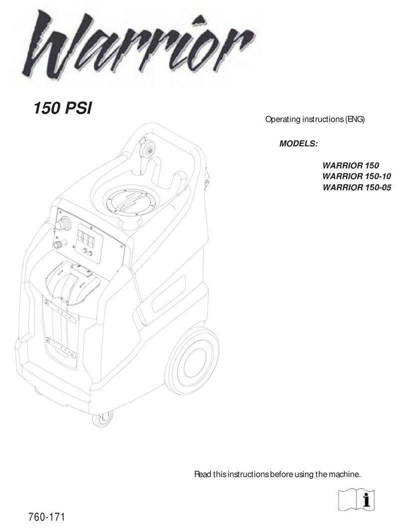 WARRIOR 150 operating instructions